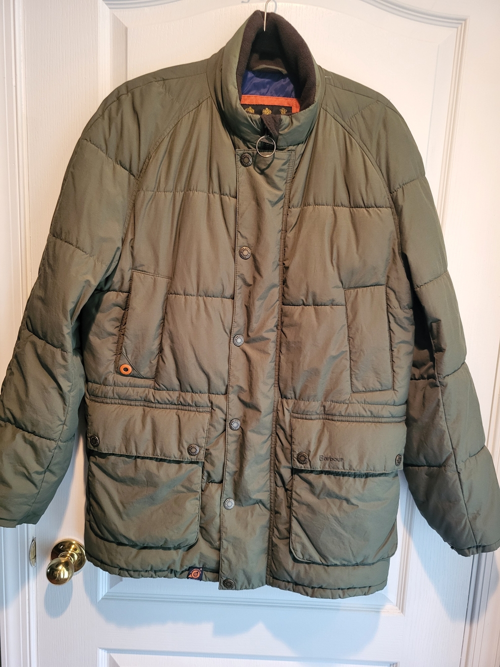 Barbour Olive Green Quilted Jacket
